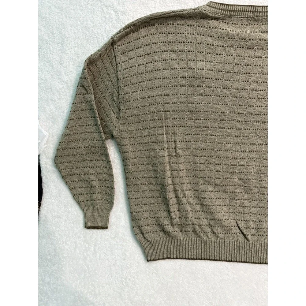 Vintage 90s Carmel Golf Embroidered Pullover Knit Sweater Size XXL Made In USA
